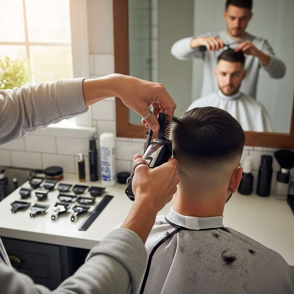 how to cut mens hair